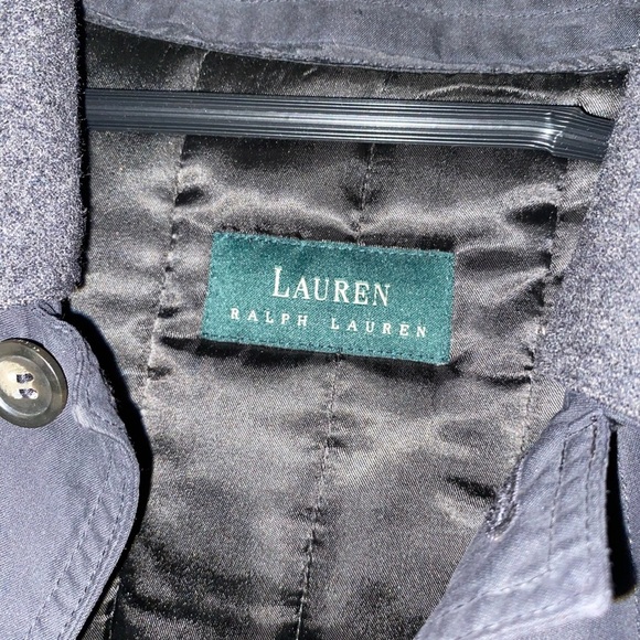 Ralph Lauren Navy Trench Coat - Picture 4 of 11